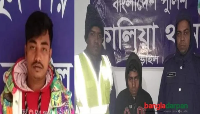 নড়াইলে সাজাপ্রাপ্ত আসামি ও ইয়াবাসহ গ্রেফতার ২