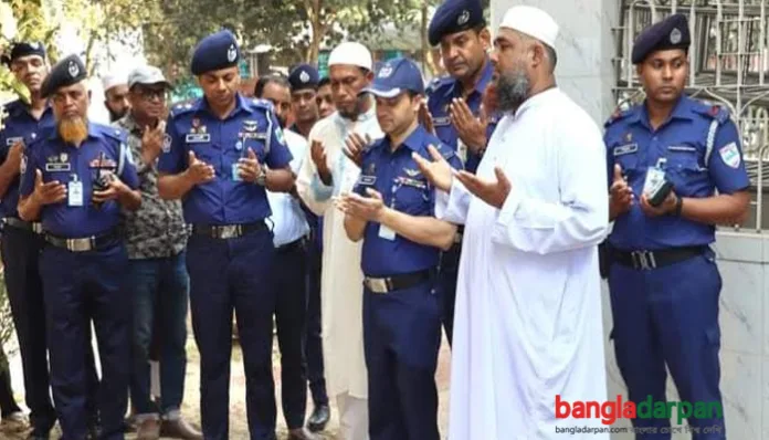 নড়াইল পুলিশ লাইনস্ জামে মসজিদের দোতলার কাজের শুভ উদ্বোধন