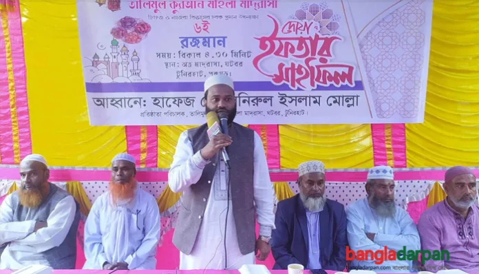 হেফজ ও নাজেরা বিভাগের শিক্ষার্থীদের সবক প্রদান উপলক্ষ্যে দোয়া ও ইফতার